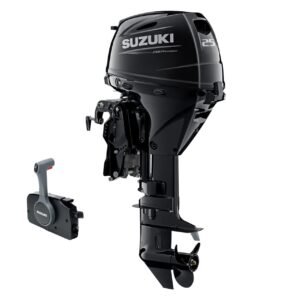 Suzuki DF25ATS5 – 25 HP Short Shaft Outboard Motor | Electric Start, Power Trim & Tilt, Remote