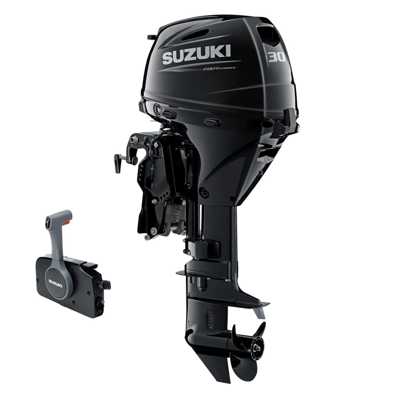 Suzuki DF30ATL5 – 30 HP Long Shaft Outboard Motor | Electric Start, Power Trim & Tilt, Remote