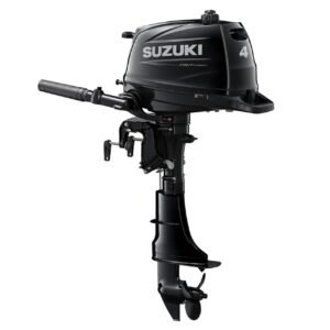 Suzuki DF4AS5 – 4 HP Short Shaft Outboard Motor | Manual Start, Tiller, Built-In Tank