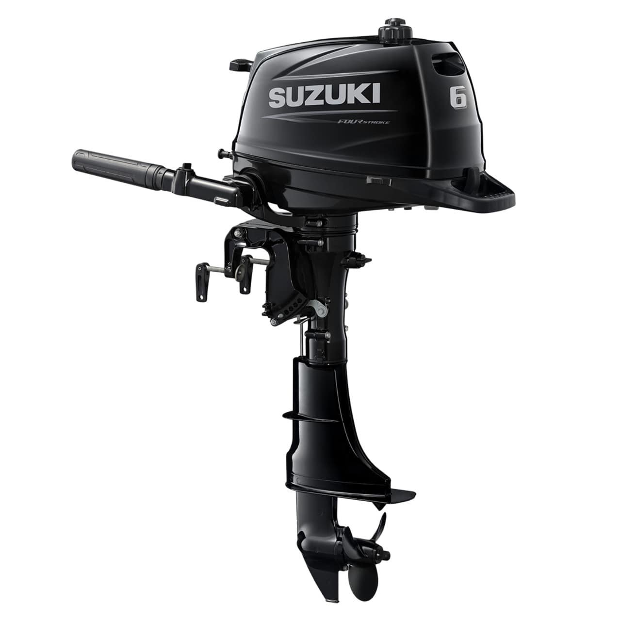 Suzuki DF6AL5 – 6 HP Long Shaft Outboard Motor | Manual Start, Built-In Tank