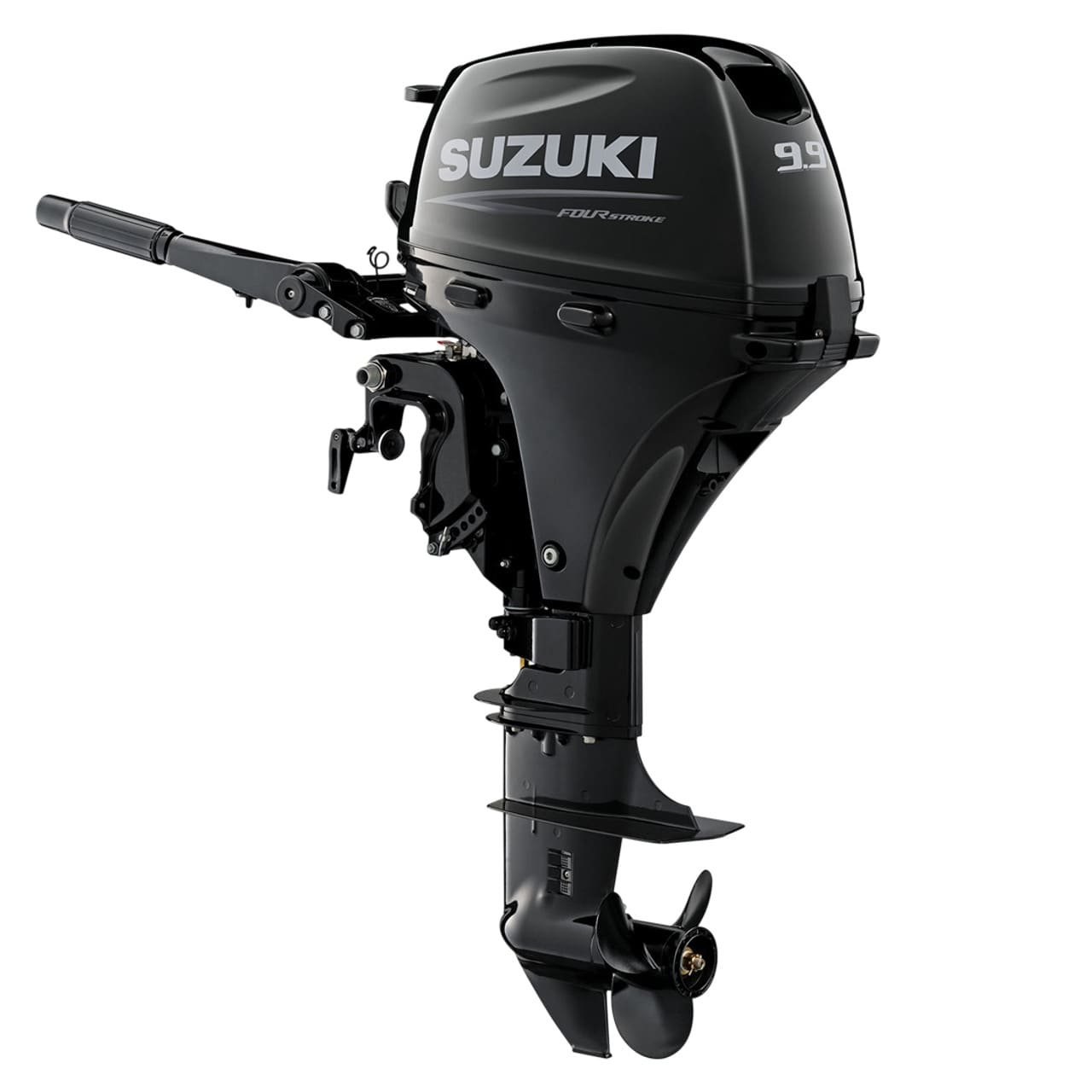 Suzuki DF9.9BTHL5 – 9.9 HP Long Shaft Outboard Motor | Electric Start, Power Tilt, Tiller