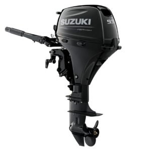 Suzuki DF9.9BTHX5 – 9.9 HP Extra-Long Shaft Outboard Motor | Electric Start, Power Tilt, Tiller