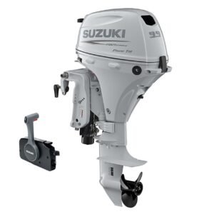 Suzuki DF9.9BTLW5 – 9.9 HP Long Shaft Outboard Motor | Electric Start, Power Tilt, Remote Steering