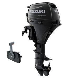 Suzuki DF9.9BTS5 – 9.9 HP Short Shaft Outboard Motor | Electric Start, Power Tilt, Remote