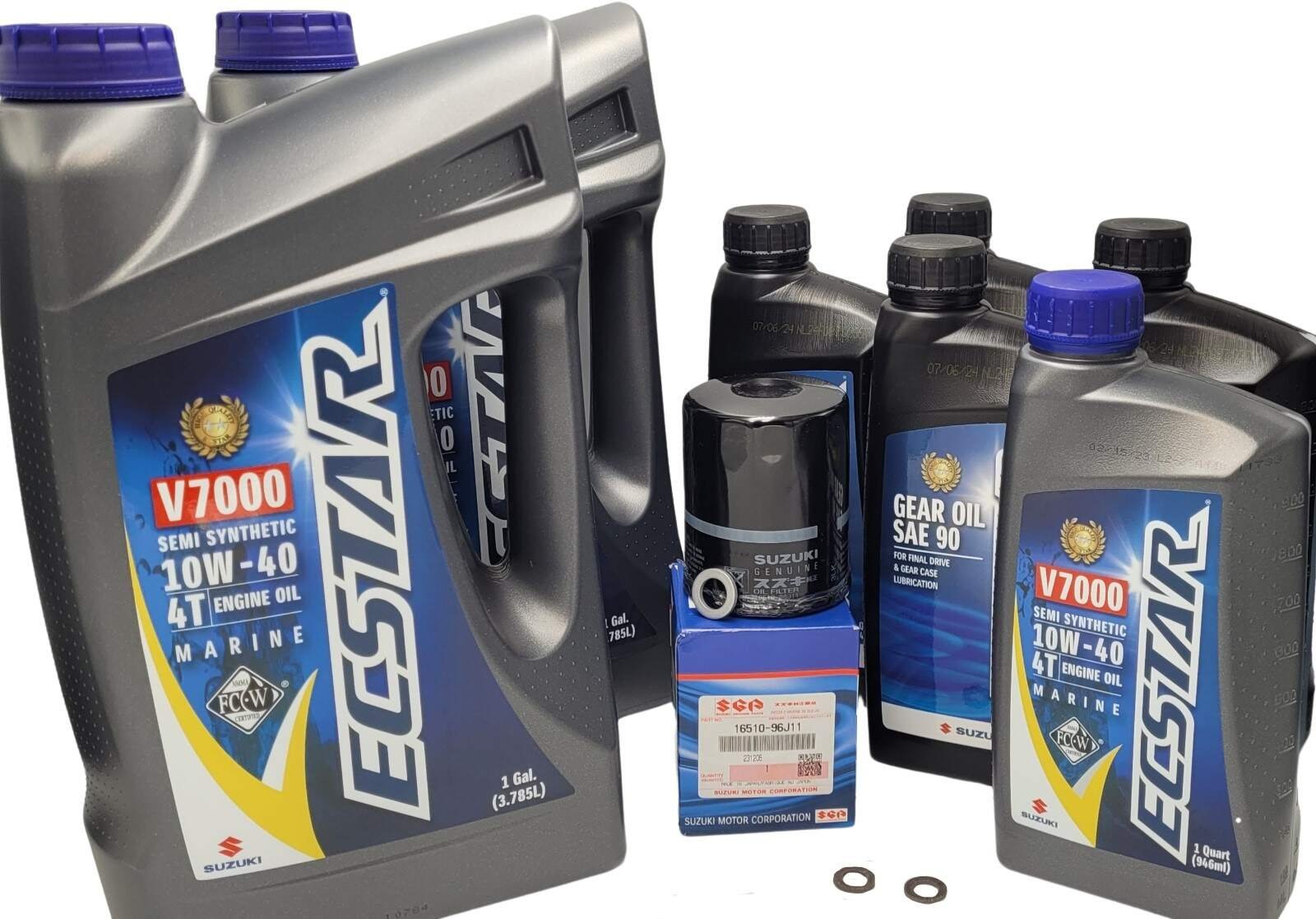 Suzuki Outboard Complete Oil Change Kit - DF300B/350A