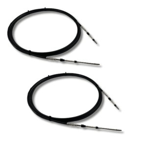 Suzuki Performance Shift & Throttle Control Cables for Remote Steering (2-Pack)